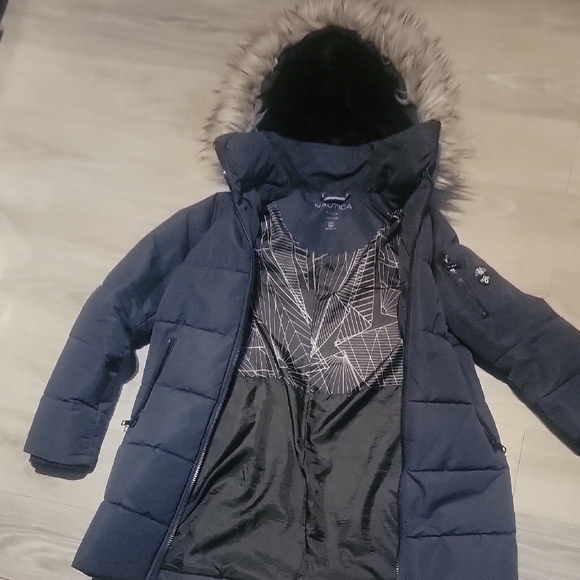 Nautica Navy Jacket with Logo - Picture 8 of 17